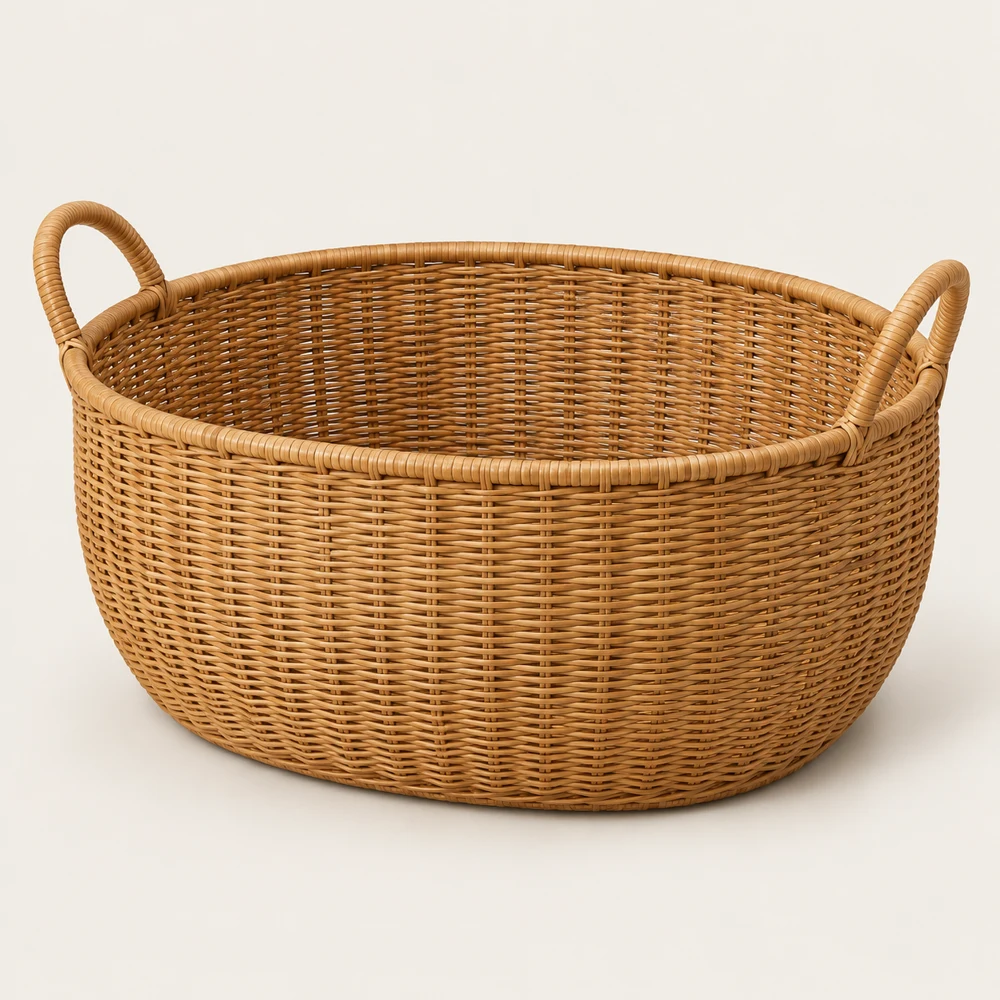 Lagoon Blanket Basket in Honey